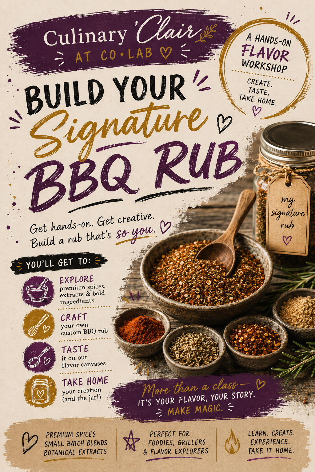 BBQ Rub Making Class